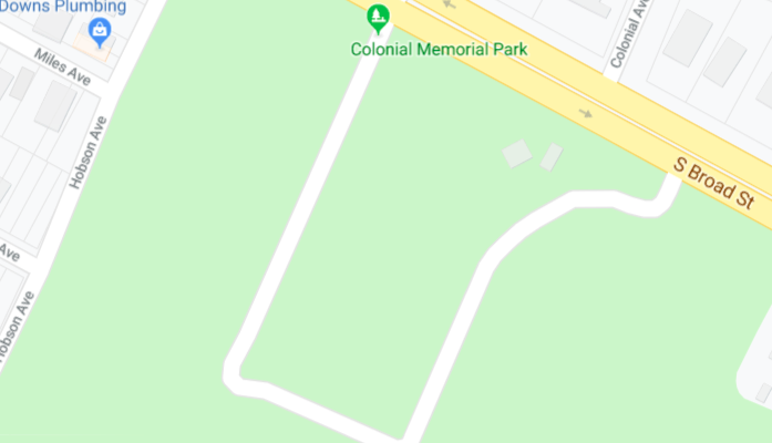 Colonial Memorial Park Map