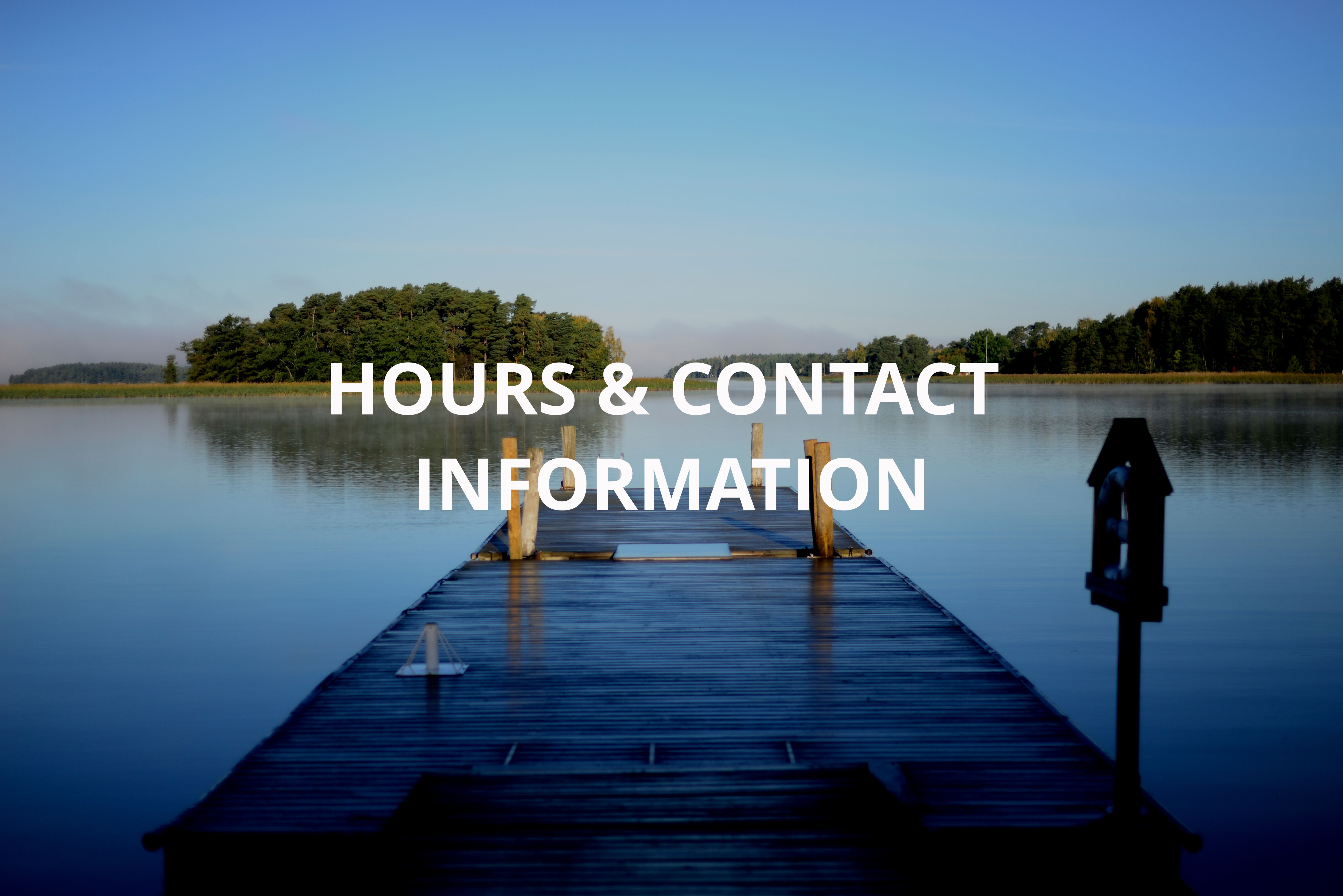 hours & contact information